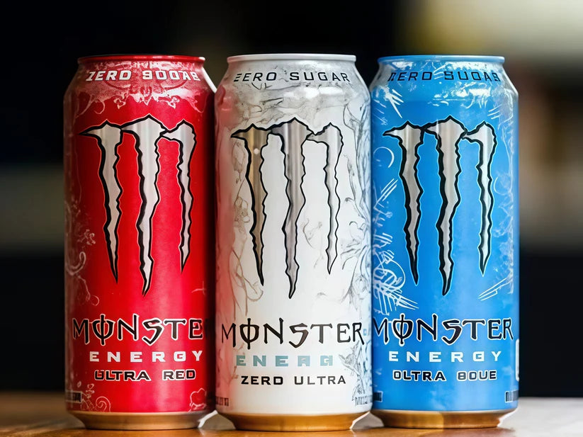 "The Ultimate Light Energy Drink – Monster Zero Ultra!"