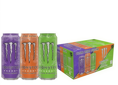 "The Ultimate Light Energy Drink – Monster Zero Ultra!"