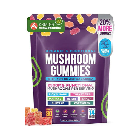 "Smart & Tasty: Lion’s Mane Mushroom Gummies for Cognitive Health"