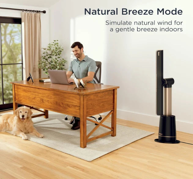 "Turbocharged Cooling – Shark BreezeMaster Fan for Maximum Breeze"