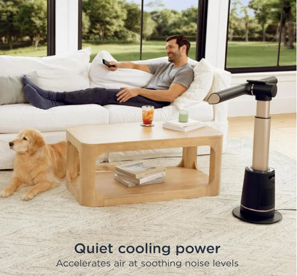 "Turbocharged Cooling – Shark BreezeMaster Fan for Maximum Breeze"