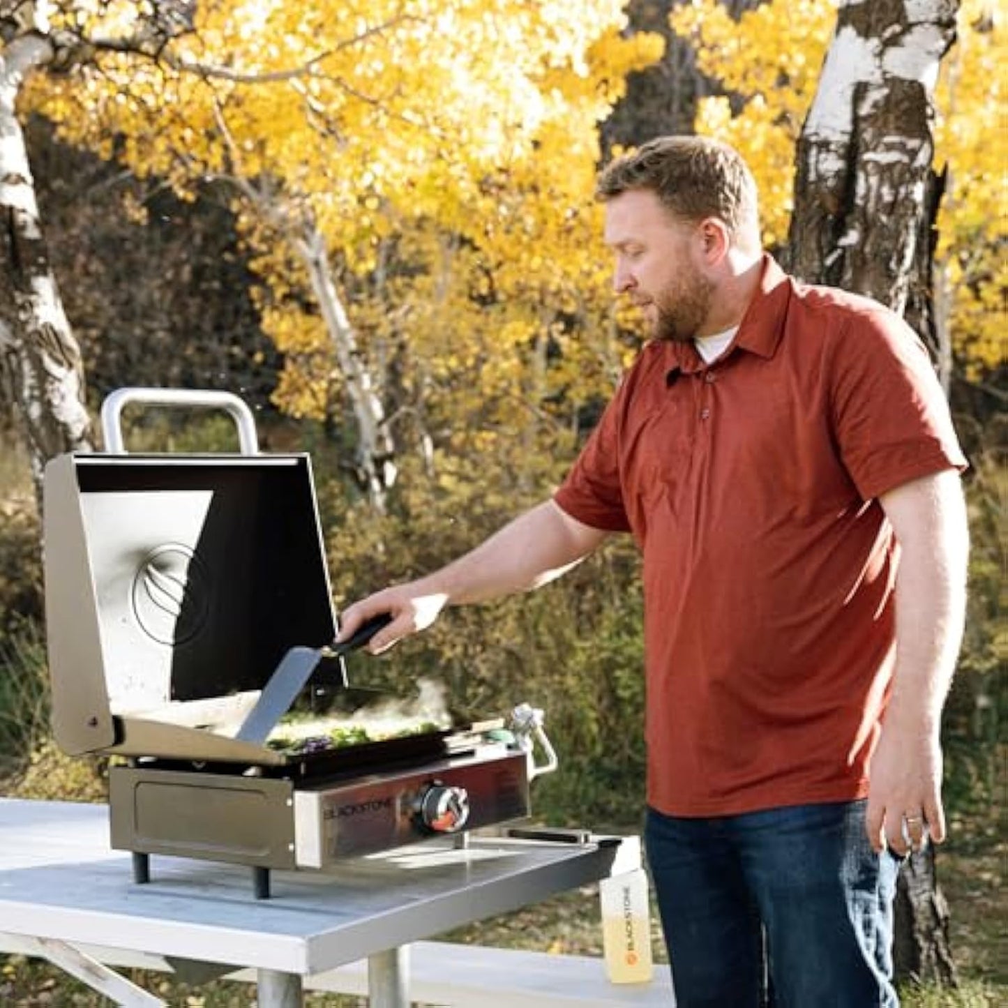 Portable frying pan, the best choice for traveling and camping, cook delicious food anytime, anywhere!